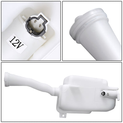95-03 Nissan Maxima Infiniti I30 Windshield Washer Reservoir Tank Bottle w/Fluid Pump