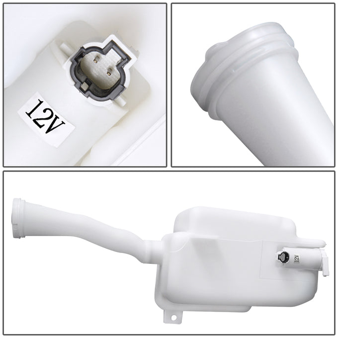 95-03 Nissan Maxima Infiniti I30 Windshield Washer Reservoir Tank Bottle w/Fluid Pump
