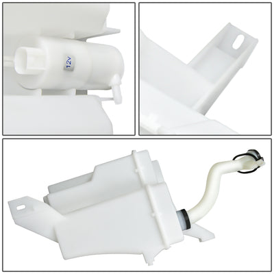 07-11 Nissan Versa Sedan 13-19 NV200 Windshield Washer Reservoir Tank Bottle w/Fluid Pump