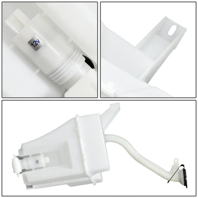 07-12 Nissan Versa Windshield Washer Reservoir Tank Bottle w/Fluid Pump