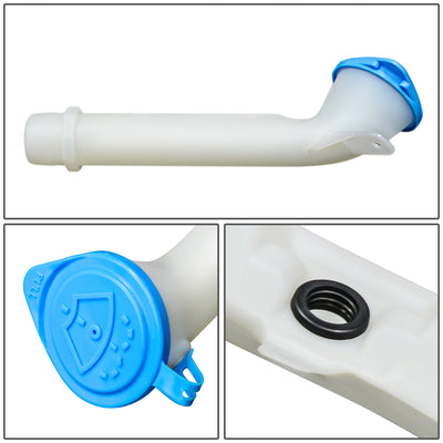 05-08 Nissan Frontier Windshield Washer Reservoir Tank Bottle w/Level Sensor+Fluid Pump