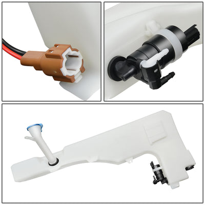 05-08 Nissan Pathfinder Xterra Windshield Washer Reservoir Tank Bottle w/Level Sensor+Fluid Pump