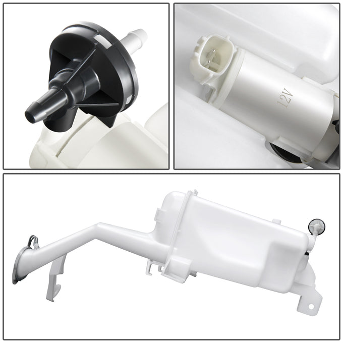 14-19 Nissan Versa Windshield Washer Reservoir Tank Bottle w/Fluid Pump
