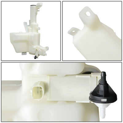 03-07 Nissan Murano Windshield Washer Reservoir Tank Bottle w/Level Sensor+Fluid Pump