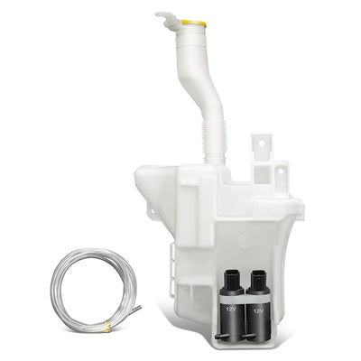 09-13 Subaru Forester Windshield Washer Reservoir Tank Bottle w/Fluid Pump