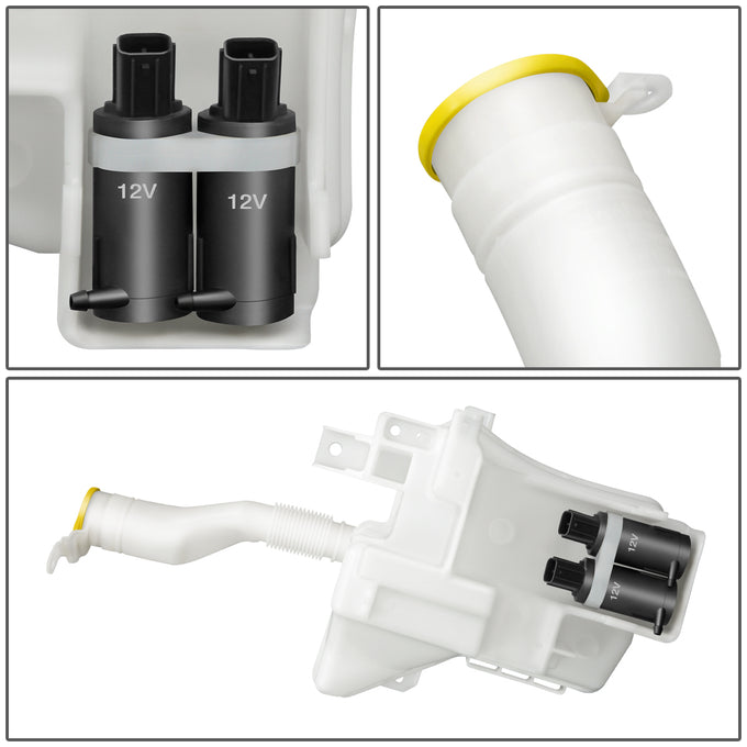 09-13 Subaru Forester Windshield Washer Reservoir Tank Bottle w/Fluid Pump