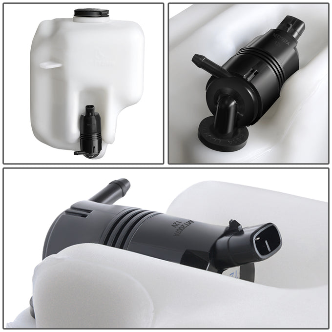 93-97 Toyota Corolla Windshield Washer Reservoir Tank Bottle w/Fluid Pump