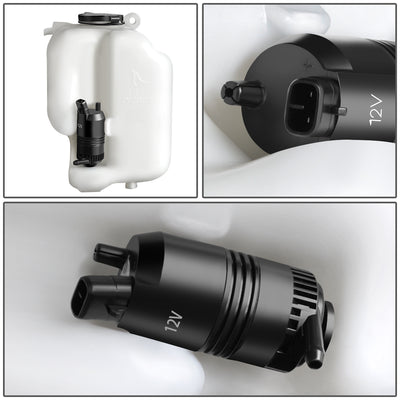 88-92 Toyota Corolla Windshield Washer Reservoir Tank Bottle w/Fluid Pump