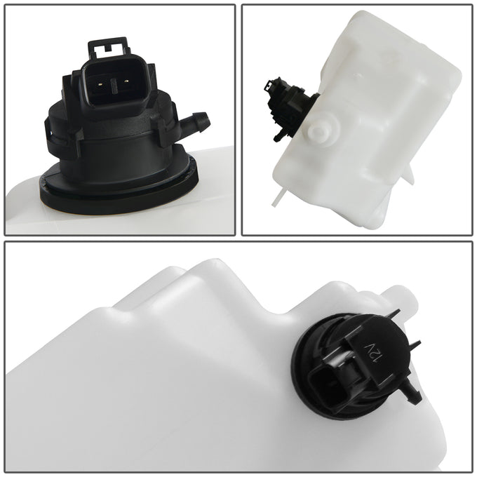 05-14 Toyota Tacoma Windshield Washer Reservoir Tank Bottle w/Fluid Pump