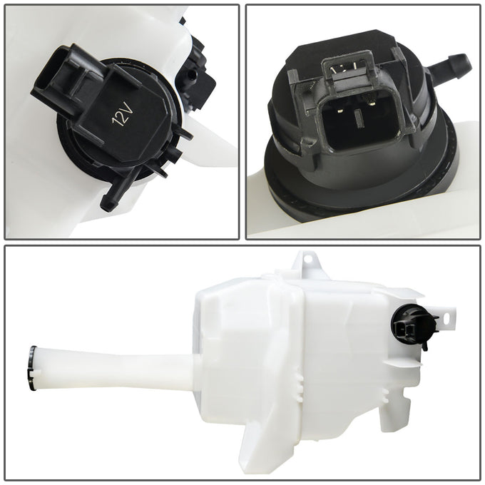 04-14 Toyota Sienna Windshield Washer Reservoir Tank Bottle w/Level Sensor+Fluid Pump