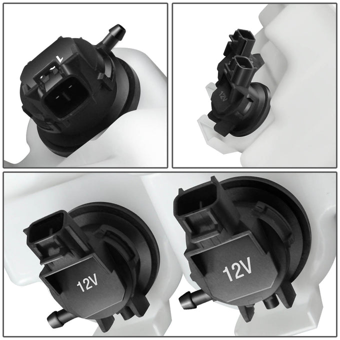 12-15 Toyota Prius Plug-In Windshield Washer Reservoir Tank Bottle w/Fluid Pump