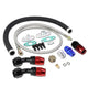 D-Motoring - Oil Feed&Drain Line Kit - Stainless Steel - Universal - 1