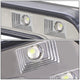 LED Day Time Running Lights - Chrome - w/Switch+Harness - Pair