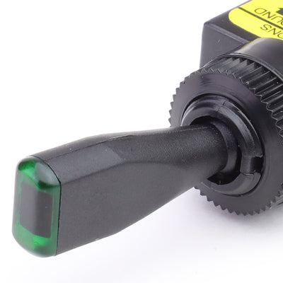 D-Motoring - Toggle Switch - Green LED - 2