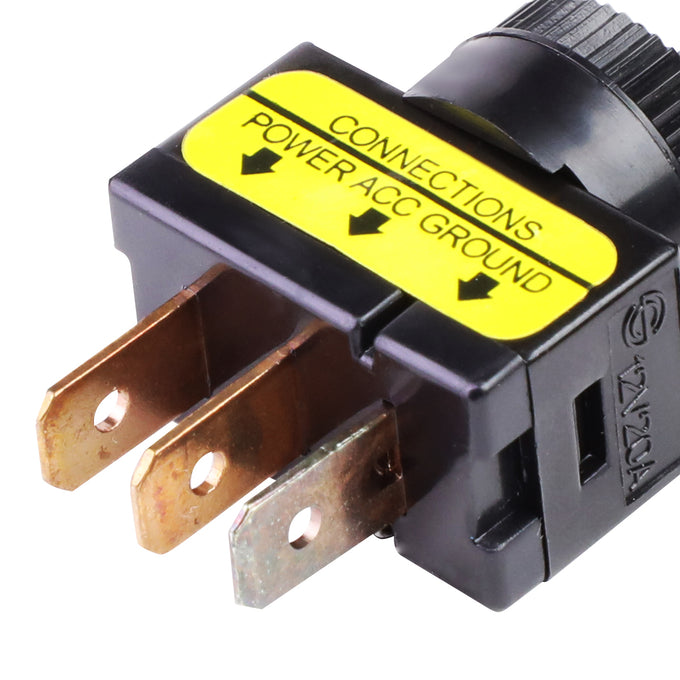 D-Motoring - Toggle Switch - Green LED - 3