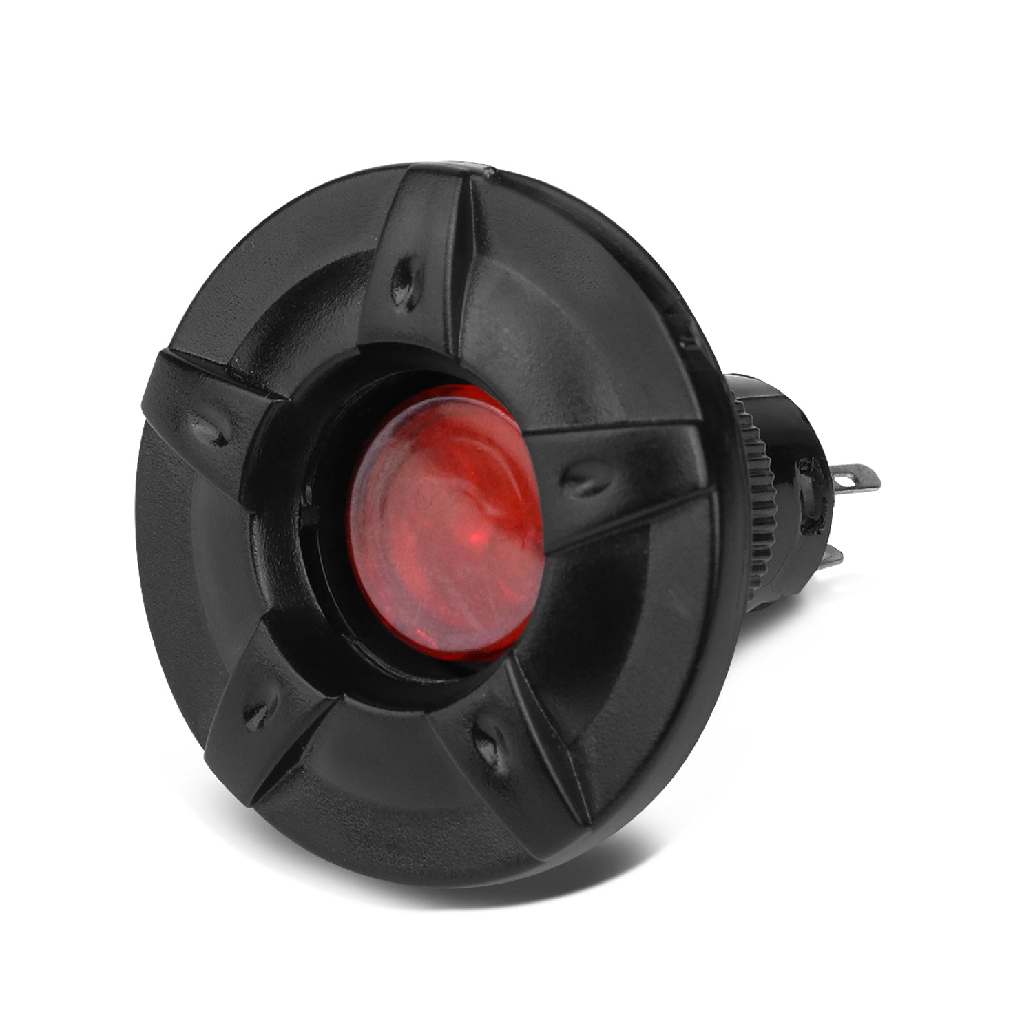 D-Motoring - Push Button Switch - Black / Red - 1