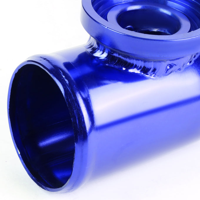 D-Motoring - BOV Adapter - 2.5 in. OD Piping - Type-Ssqv - 70 Degree Angle Bend - 8 in. Long  - 2