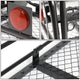D-Motoring - Cargo Carrier - Luggage Box Carrier Rack - Fold-Up - 2 in. - Powdered Coated - Universal - 4