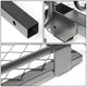 D-Motoring - Cargo Carrier - Luggage Box Carrier Rack - Fold-Up - 2 in. - Powdered Coated - Universal - 5