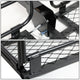 D-Motoring - Cargo Carrier - Luggage Box Carrier Rack - Fold-Up - 2 in. - Powdered Coated - Universal - 6