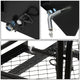 D-Motoring - Cargo Carrier - Cargo Basket Baggae - Dual Arm Fold-Up - Powdered Coated - Universal - 5