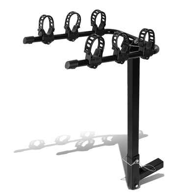 D-Motoring - Cargo Carrier - Bicycle Rack Carrier - Mount Rear Trailer - 2 in. - Powdered Coated - Universal - 2
