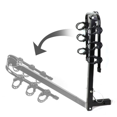 D-Motoring - Cargo Carrier - Bicycle Rack Carrier - Mount Rear Trailer - 2 in. - Powdered Coated - Universal - 7