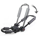 D-Motoring - Cargo Carrier - Kayak Canoe Carrier - Cross Bar Roof Rail - Adjustable Fold-Up - Powdered Coated - Universal - 3