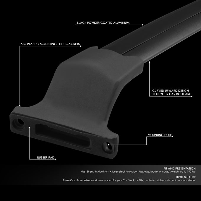 D-Motoring - Roof Rack Cross Bars - Aluminum - 16-18 Buick Envision - 2
