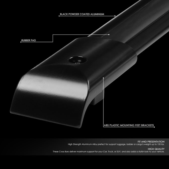 D-Motoring - Roof Rack Cross Bars - Aluminum - 05-10 Honda Odyssey - 2