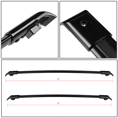 D-Motoring - Roof Rack Cross Bars - Aluminum - 05-10 Honda Odyssey - 5