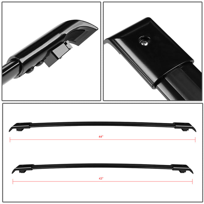D-Motoring - Roof Rack Cross Bars - Aluminum - 05-10 Honda Odyssey - 5
