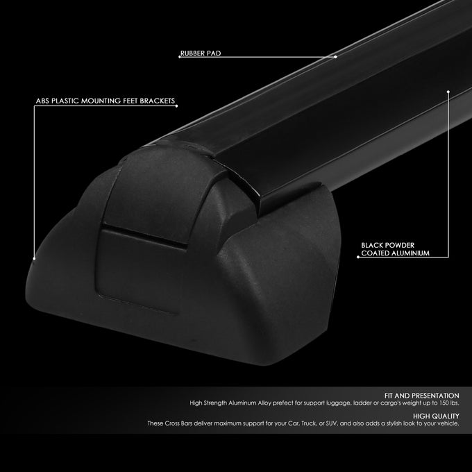D-Motoring - Roof Rack Cross Bars - Aluminum - 02-07 Saturn Vue - 2