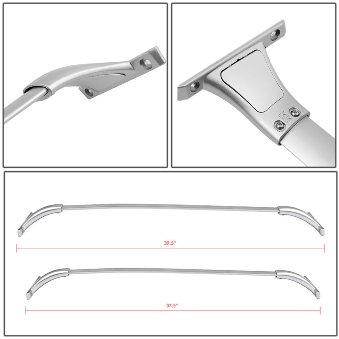 D-Motoring - Roof Rack Cross Bars - Aluminum - 14-18 Nissan Rogue - 5
