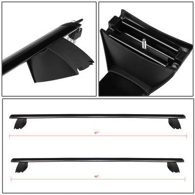 D-Motoring - Roof Rack Cross Bars - Aluminum - 11-18 Jeep Grand Cherokee - 5