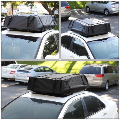 D-Motoring - Roof Top Rail Cargo Bag - Dirt Water Resistant - W/ABS Base - 7