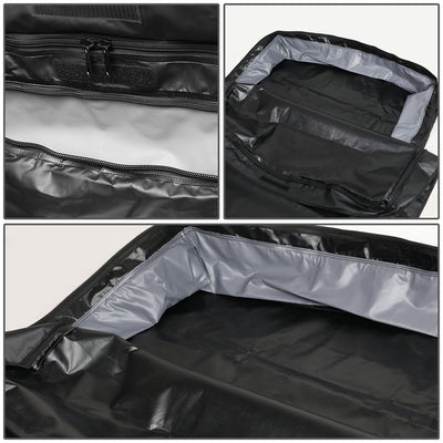 D-Motoring - SUV CarRoof Top Rail Cargo Bag - Soft-Sided - Water Dirt Resistant - 4