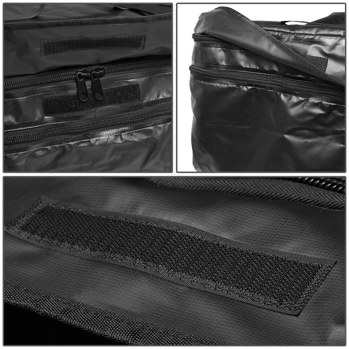 D-Motoring - SUV CarRoof Top Rail Cargo Bag - Soft-Sided - Water Dirt Resistant - 5