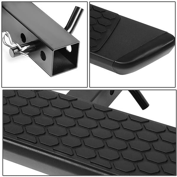 Universal Hitch Step - 2 in.  - Receiver Trailer - 36 in.  Wide X 5.5 in.  Long - Black - PT-ZTL-8078-BK - 3