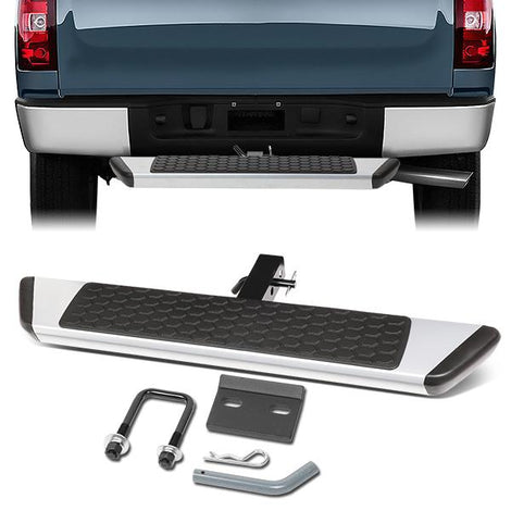 Universal Hitch Step - 2 in.  - Receiver Trailer - 36 in.  Wide X 5.5 in.  Long - Silver - PT-ZTL-8078-SL - 1