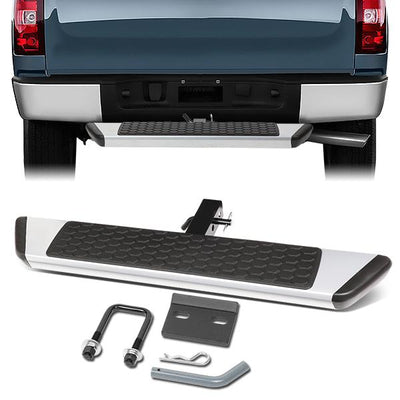 Universal Hitch Step - 2 in.  - Receiver Trailer - 36 in.  Wide X 5.5 in.  Long - Silver - PT-ZTL-8078-SL - 1