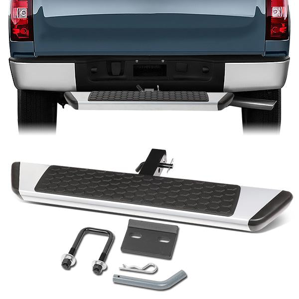 Universal Hitch Step - 2 in.  - Receiver Trailer - 36 in.  Wide X 5.5 in.  Long - Silver - PT-ZTL-8078-SL - 1