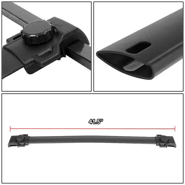 D-Motoring - 07-17 Jeep PatriotRoof Rack Cross Bars - OE Style - Pair - Aluminum - 5