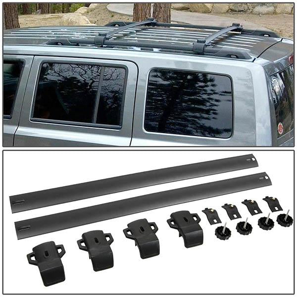 D-Motoring - 07-17 Jeep PatriotRoof Rack Cross Bars - OE Style - Pair - Aluminum - 6