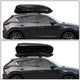 17-18 Mazda CX-5 Roof Rack Cross Bar - OEM Style - W/Keys+Cargo Box - Aluminum - 10