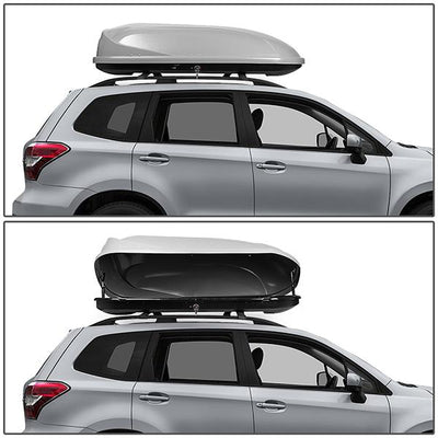 14-18 Subaru Forester Roof Rack Cross Bar - OEM Style - W/Keys+Cargo Box - Aluminum - 10