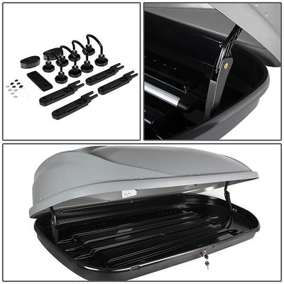 05-10 Honda Odyssey Roof Rack Cross Bar - OEM Style - W/Keys+Cargo Box - Aluminum - 6