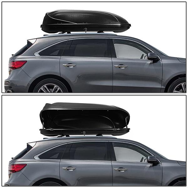 14-18 Acura MDX Roof Rack Cross Bar - OEM Style - W/Keys+Cargo Box - Aluminum - 10