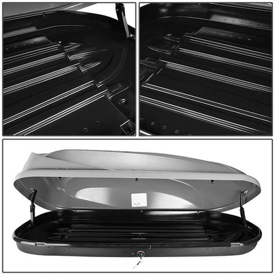 16-18 Ford Explorer Roof Rack Cross Bar - OEM Style - W/Keys+Cargo Box - Aluminum - 4