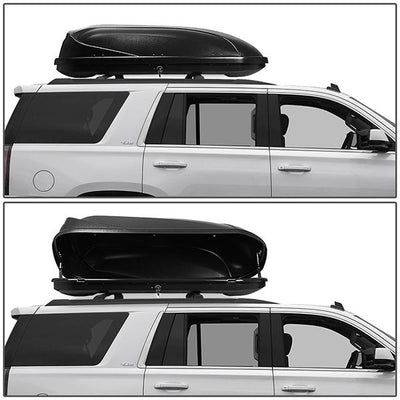 15-18 Escalade Yukon Tahoe Roof Rack Cross Bar - OEM Style - W/Keys+Cargo Box - Aluminum - 10